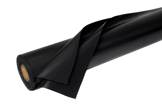 LDPE construction foil - 200 mic - black